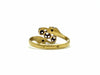 Ring 53 Art Nouveau ring yellow gold, platinum & diamonds 58 Facettes 24/10-7