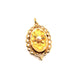 Pendentif PENDENTIF VINTAGE OR JAUNE PERLE FINE 58 Facettes 3873