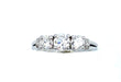 Ring Trilogy ring 18k white gold and diamonds 58 Facettes