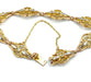 Bracelet Filigree Bracelet 3 golds and diamonds 58 Facettes
