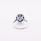 Bague 55 Bague Pompadour, saphir, diamants 58 Facettes