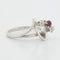 Bague 47 Bague Or blanc Rubis Diamants 58 Facettes REF 1053/16