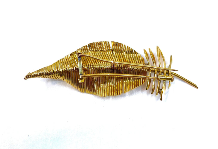 Broche Broche Or Diamants, vers 1960 58 Facettes AB212