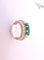 Bague 55 Bague Emeraudes, Diamants et Or 58 Facettes AA 1540