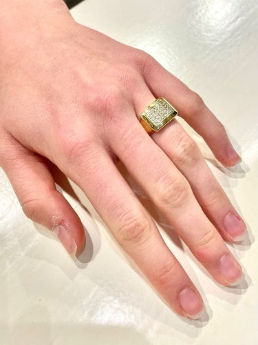 Bague BAGUE PAVAGE DIAMANTS 58 Facettes 046211