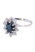 Bague BAGUE MARGUERITE SAPHIR ET DIAMANTS 58 Facettes 073201