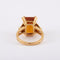 Bague 53 Bague Citrine rectangulaire 58 Facettes JE510