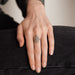 Ring 52 Art Nouveau Pearl Ring 58 Facettes