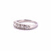 Old wedding ring in white gold & diamonds 58 Facettes