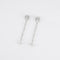Boucles d'oreilles Pendants d'oreilles, or blanc et diamants 58 Facettes