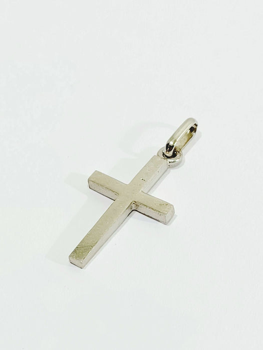 Pendentif Pendentif Croix En Or Blanc 58 Facettes