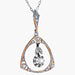 Art Nouveau Pendant Necklace on Chain 58 Facettes