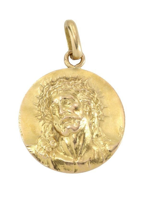 Pendentif MÉDAILLE CHRIST ART-DÉCO 58 Facettes 044031