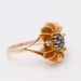 Ring 62 Vintage Style 18k Gold Ring with Sapphires 58 Facettes E360223A