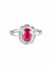 Bague 52 Bague Marguerite Rubis et Diamants 58 Facettes