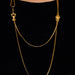Old long necklace in yellow gold 58 Facettes