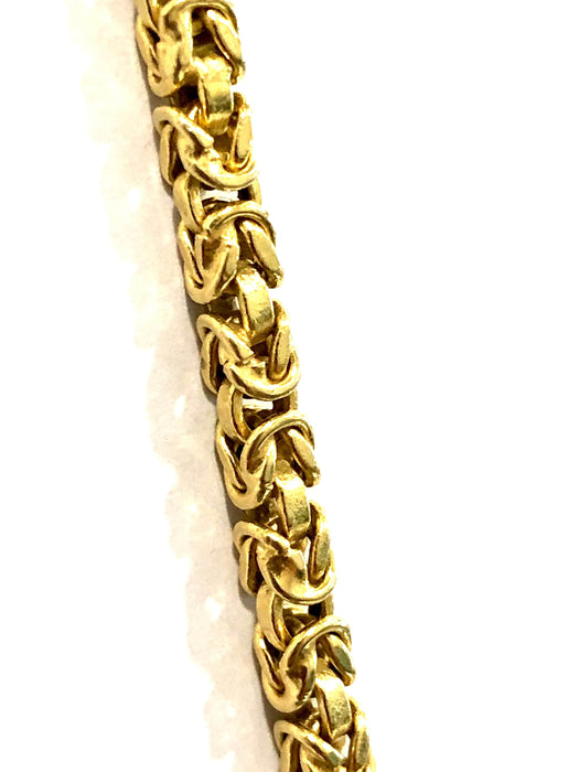 Collier Collier chaine maille royale en Or jaune 58 Facettes