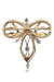 Old Brocha Brooch 2 Golds Pearls Diamonds 58 Facettes 082481