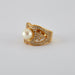 Ring 55 OJ PERRIN Pearl & Diamond Ring 58 Facettes FL247