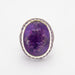 Ring 56 Ring in white gold, amethyst 58 Facettes