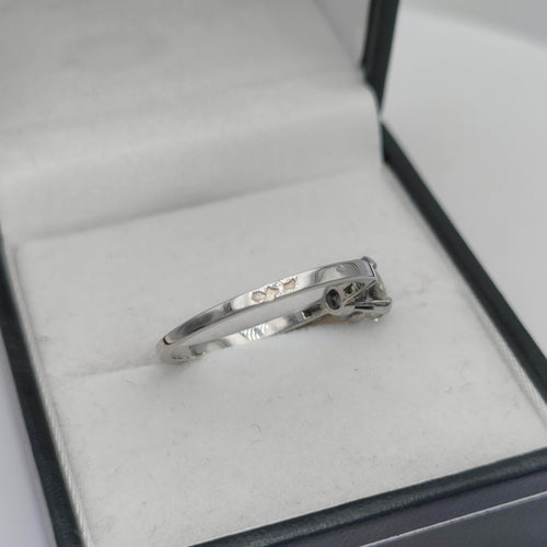 Bague 55 Bague solitaire diamant 0.88ct début XXème 58 Facettes