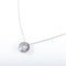 Collier Collier Pendentif Solitaire or blanc 58 Facettes JE703
