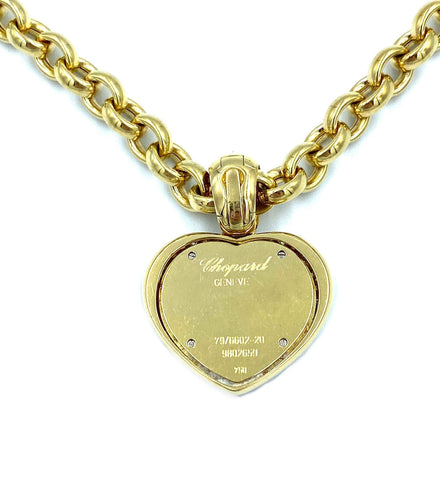 Collier CHOPARD. Collection Happy Diamonds, important collier 58 Facettes