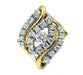 Bague Bague Vintage Or Jaune & Diamants 58 Facettes