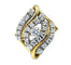 Bague Bague Vintage Or Jaune & Diamants 58 Facettes