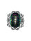 Bague Bague Pierre synthétique Or Blanc et Diamants 58 Facettes