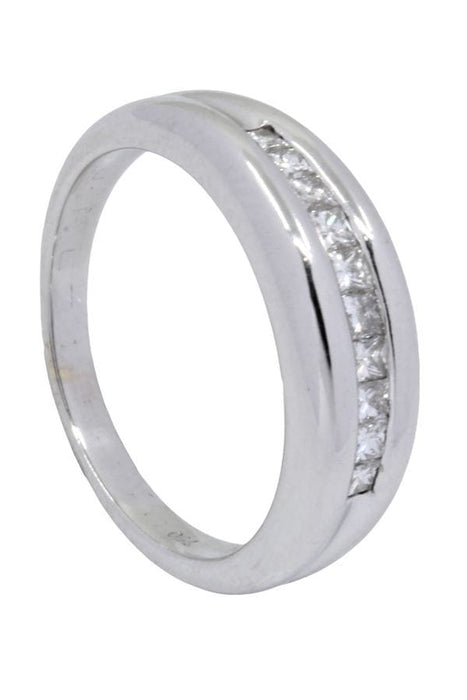 Bague DEMI-ALLIANCE DIAMANTS 58 Facettes 047361