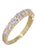 Bague 50 Demi-alliance Or jaune Diamants 58 Facettes 080651