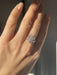 Ring Vintage Brilliant Diamond Ring 1,50 Carats 58 Facettes