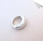 Bague 52.5 Bague Jonc Diamants Or Blanc 58 Facettes AA 1532