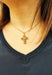 Openwork cross pendant in white gold and diamonds 58 Facettes RA-584.1