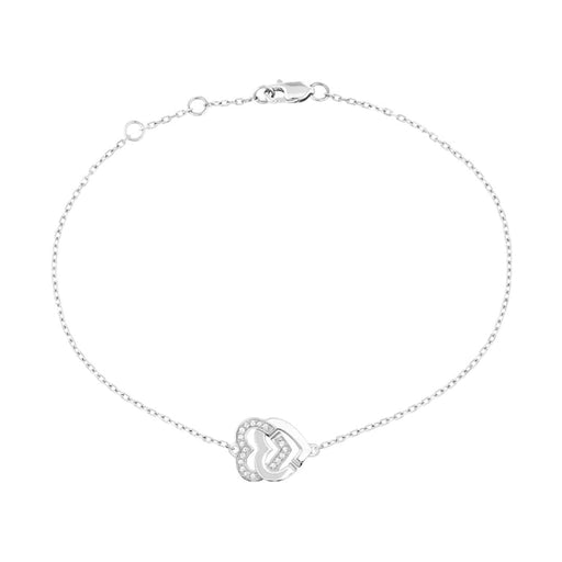 Bracelet DINH VAN – Bracelet Double Cœurs R10 58 Facettes LODV012187