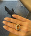 Art Deco Citrine Ring Ring 58 Facettes