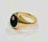 Bague 57.5 Chevalière or jaune onyx et diamant 58 Facettes