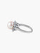Ring White gold pearl and diamond ring 58 Facettes 2069