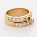 Bague 59 Bague Or Emeraudes et Diamants 58 Facettes E357621B