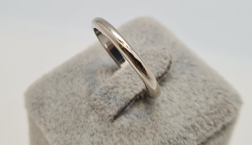 Bague 50 Bague Platine & Or Blanc 58 Facettes