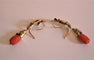 Boucles d'oreilles Pendants d'oreilles or et corail Napoléon III 58 Facettes 474