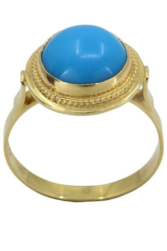 Bague 60 BAGUE TURQUOISE CABOCHON 58 Facettes 044051