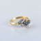 Bague Bague saphir diamant or platine 58 Facettes