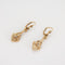 Boucles d'oreilles PENDANTES DIAMANTS, OR JAUNE 58 Facettes