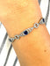 Bracelet Bracelet ancien Belle Époque en platine diamants et saphirs 58 Facettes