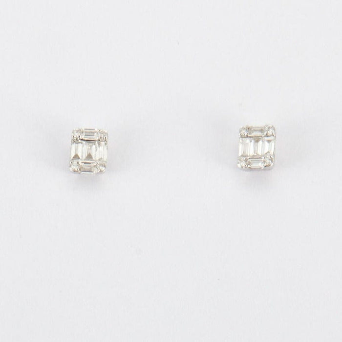Boucles d'oreilles Boucles d'oreilles en Or blanc & diamants 58 Facettes