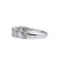 Bague 52 / Blanc/Gris / Or 750 Bague Diamants ronds et baguettes 58 Facettes 220011R