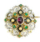 Broche Parure ancienne en or 18 carats néo renaissance 58 Facettes