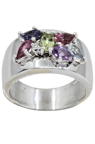 Bague 54 BAGUE TUTTI FRUTTI 58 Facettes 052221